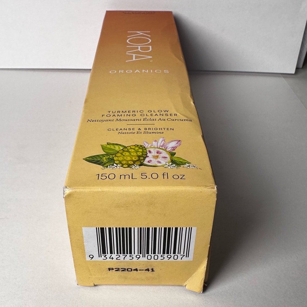 NIB - Kora Organics Turmeric Glow Foaming Cleanser 150 mL - Picture 13 of 13